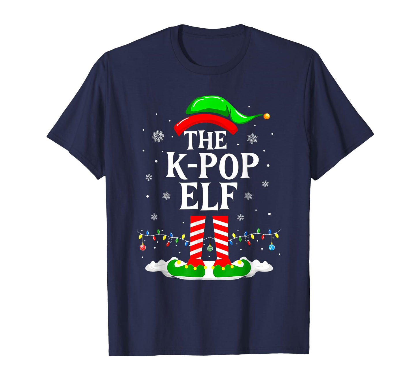K-Pop Elf Christmas Family Group Xmas Pajama Women Girls T-Shirt