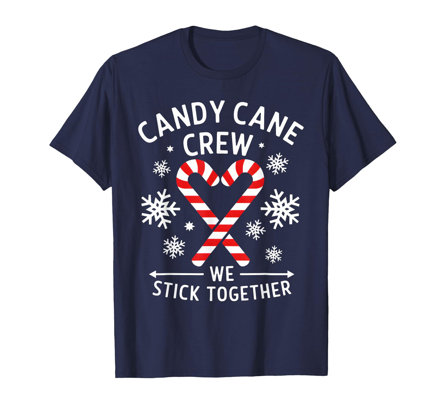 Christmas Candy Cane Heart Holiday Family Matching Pajama PJ T-Shirt