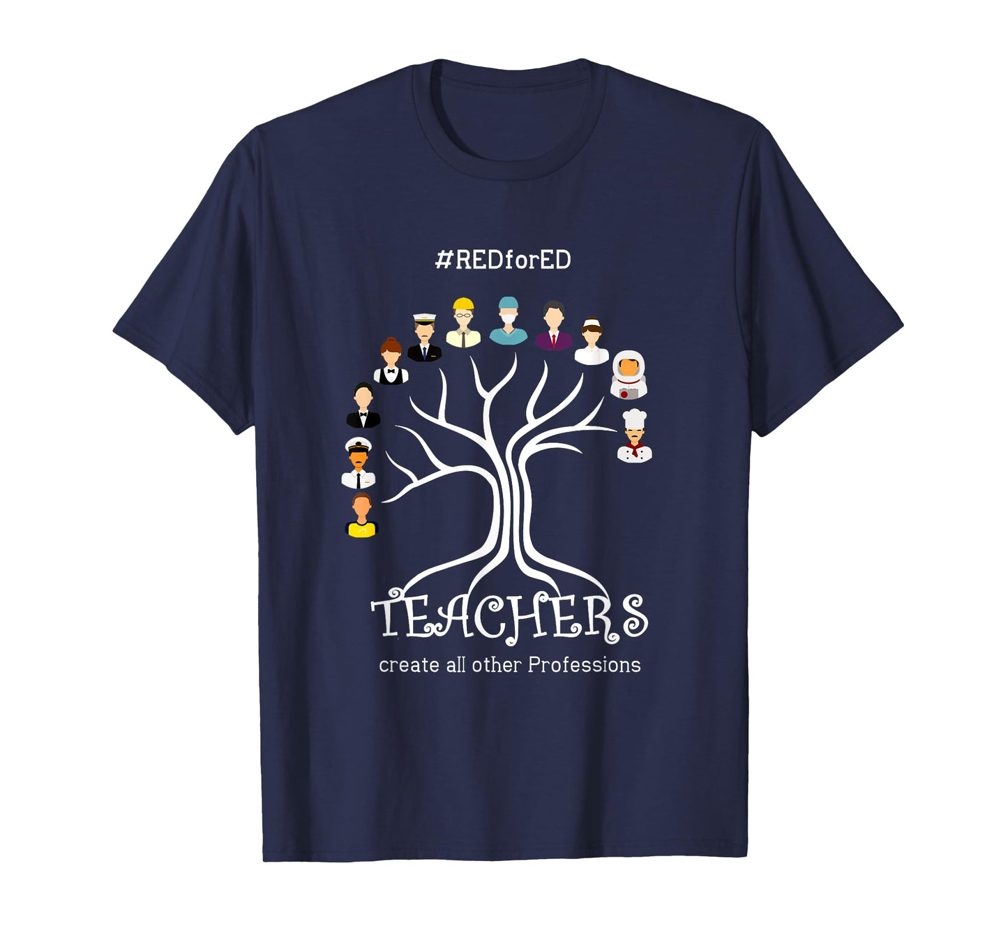 Red for ed Washington Protest Teacher or Back to School Tee T-Shirt