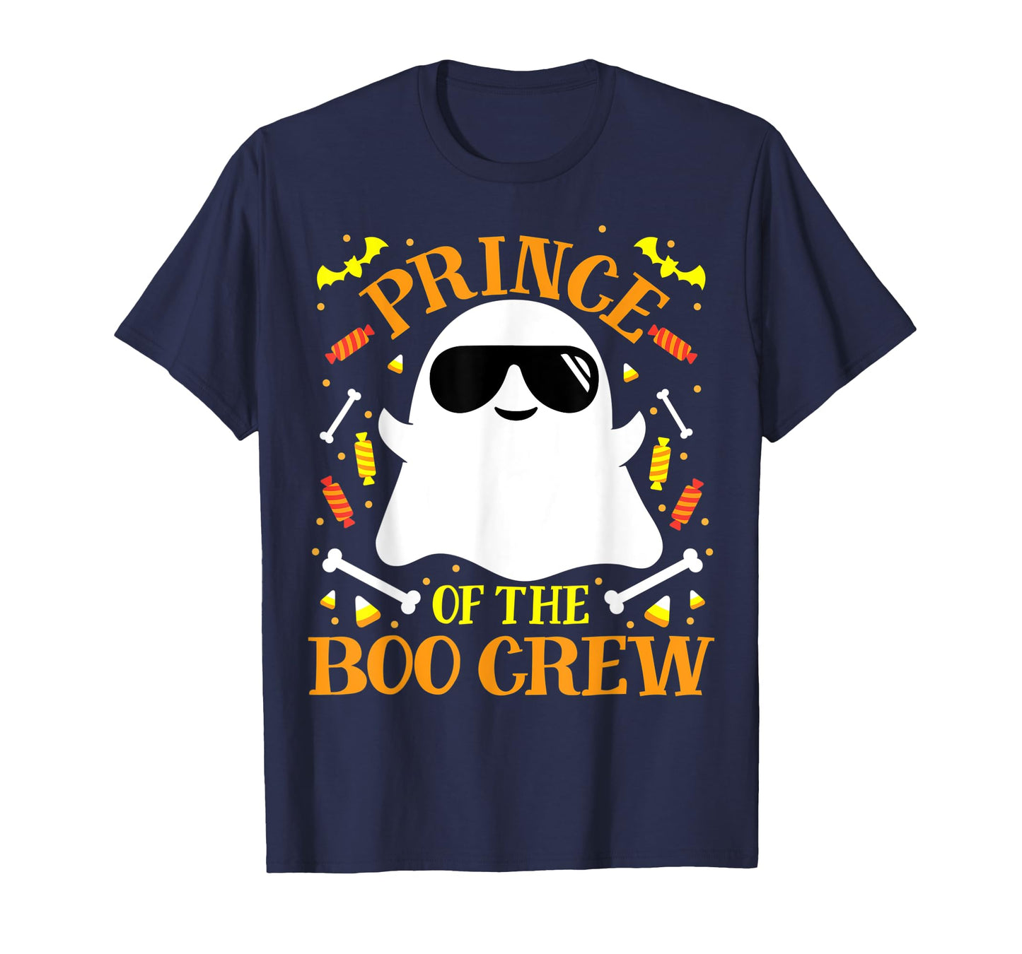 Prince Boo Crew Ghost Matching Family Set Fun Boys Halloween T-Shirt