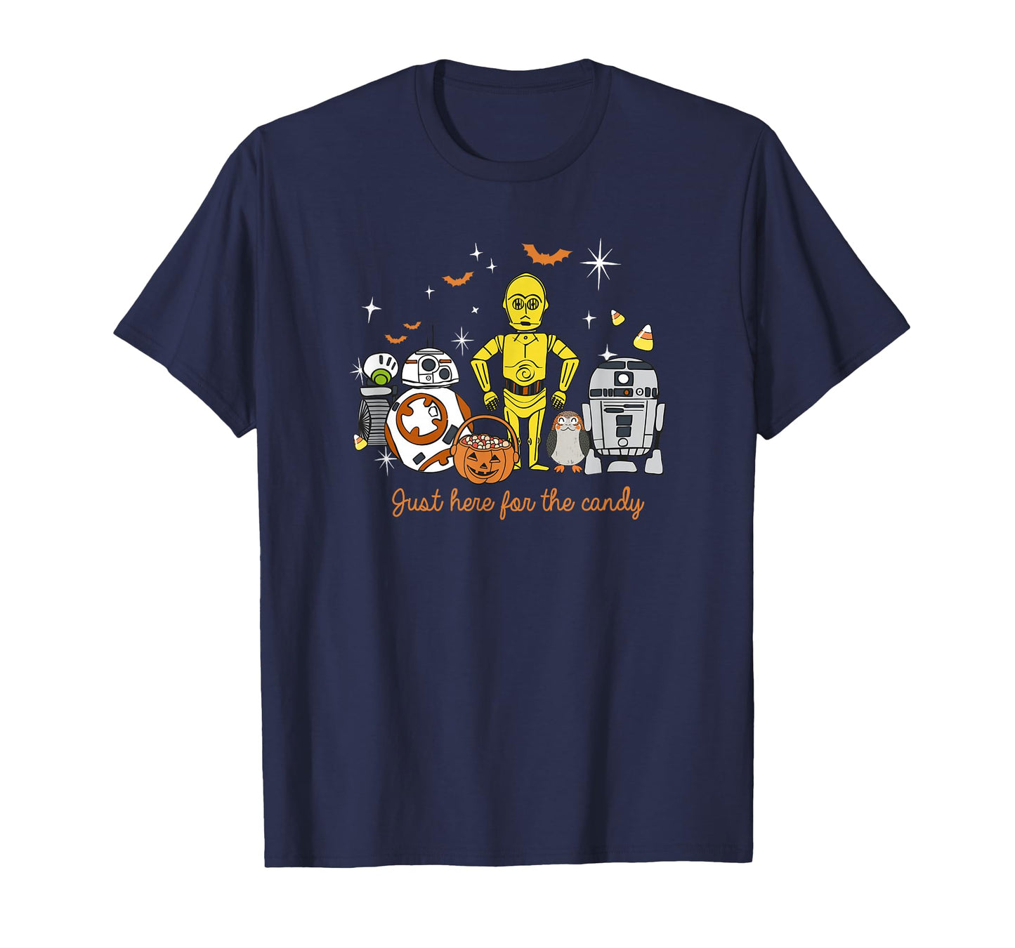 Star Wars Group Shot Halloween Here For The Candy T-Shirt