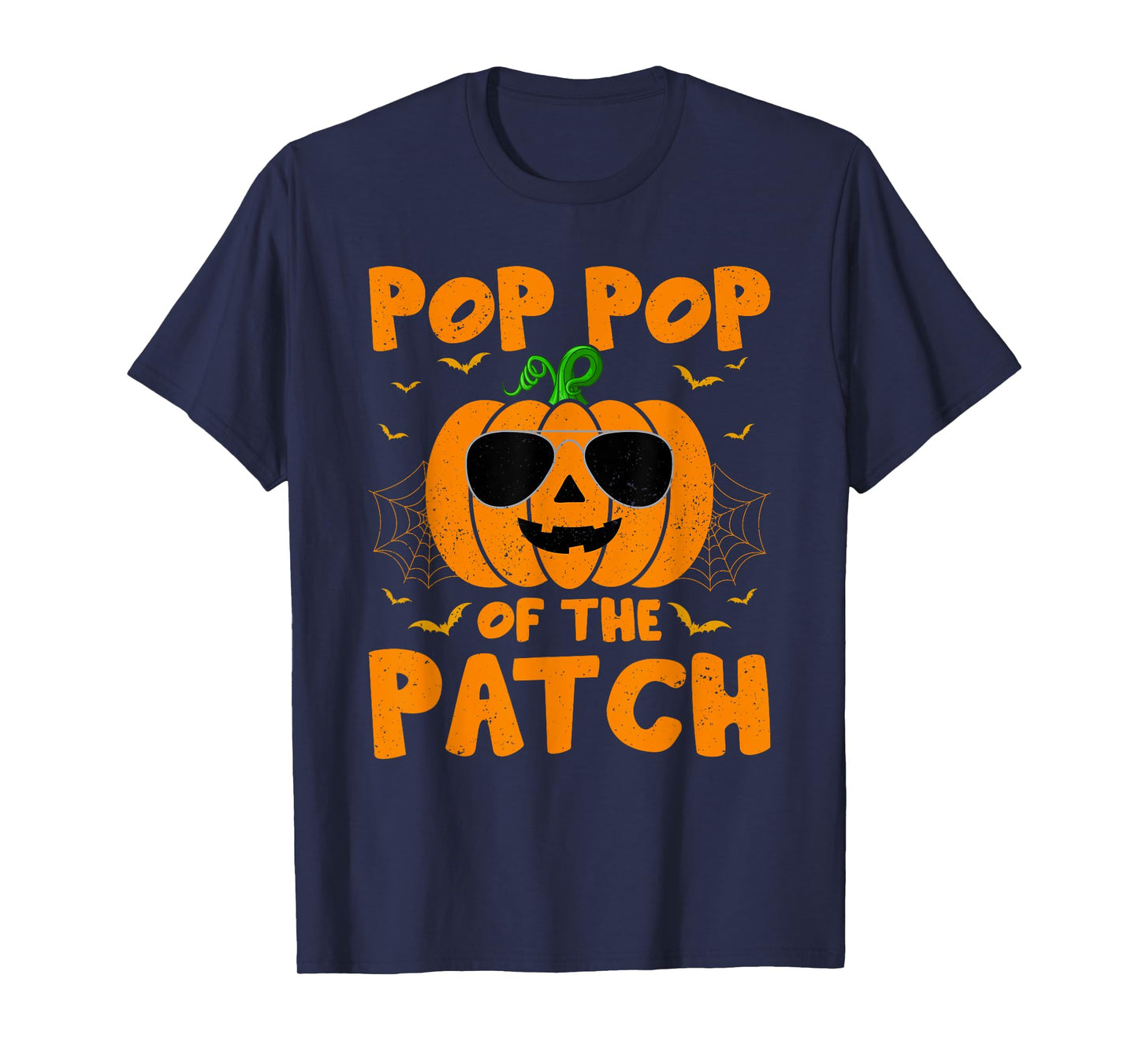 Pumpkin Pop Pop Of The Patch Family Group Costume Halloween T-Shirt