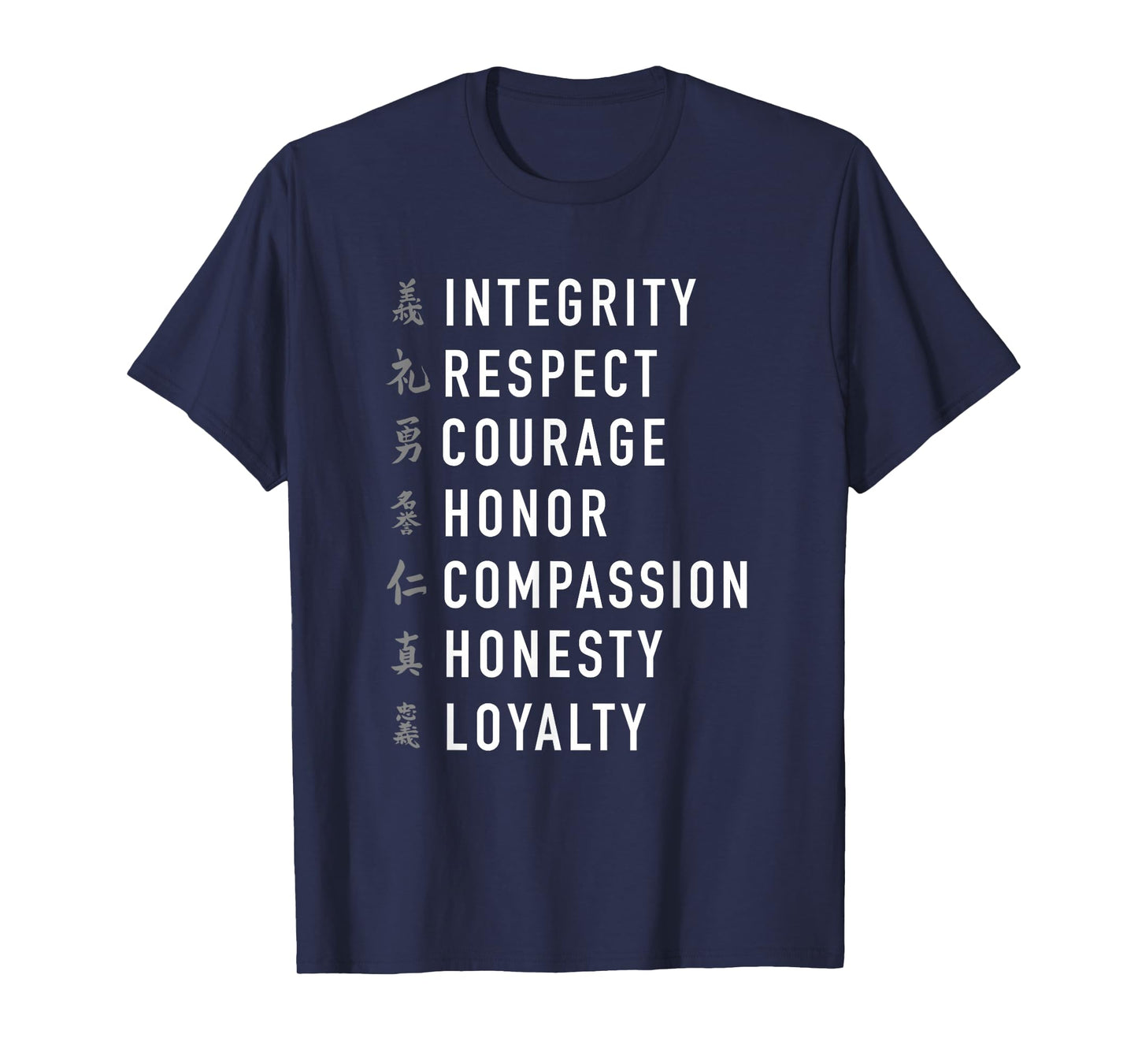 The Samurai Way Bushido Code T-Shirt