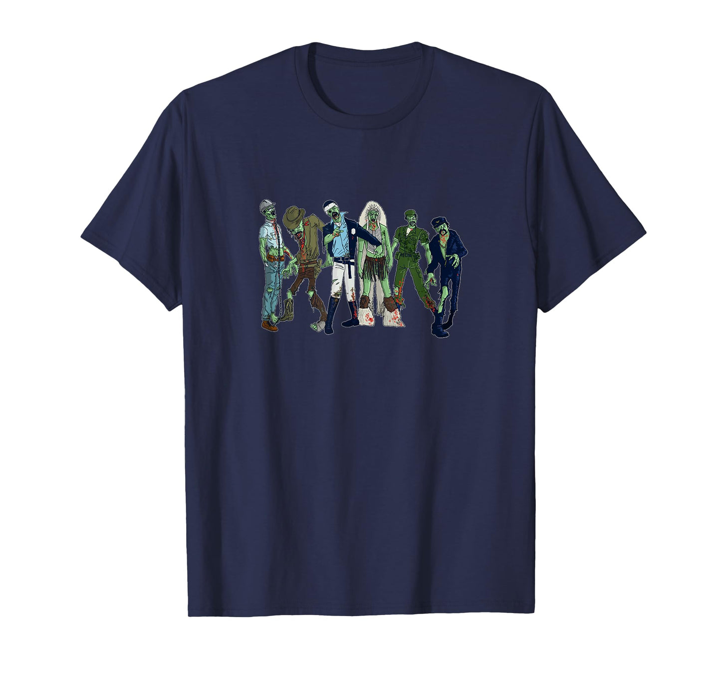 Village of the Zombie People Spooky Zombie Design T-Shirt