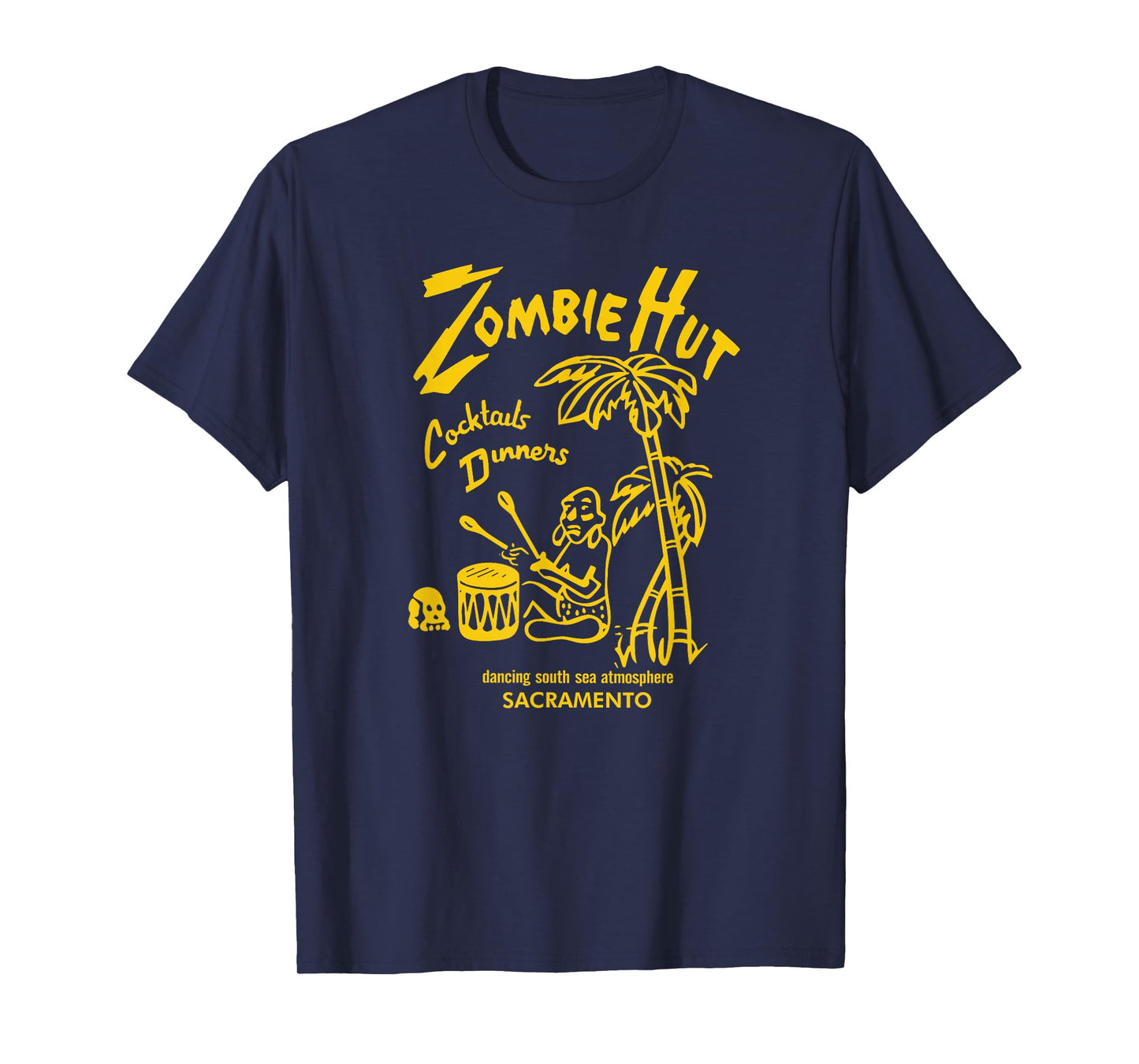 Zombie Hut II Tiki Bar Matchbook Reproduction T-Shirt T-Shirt