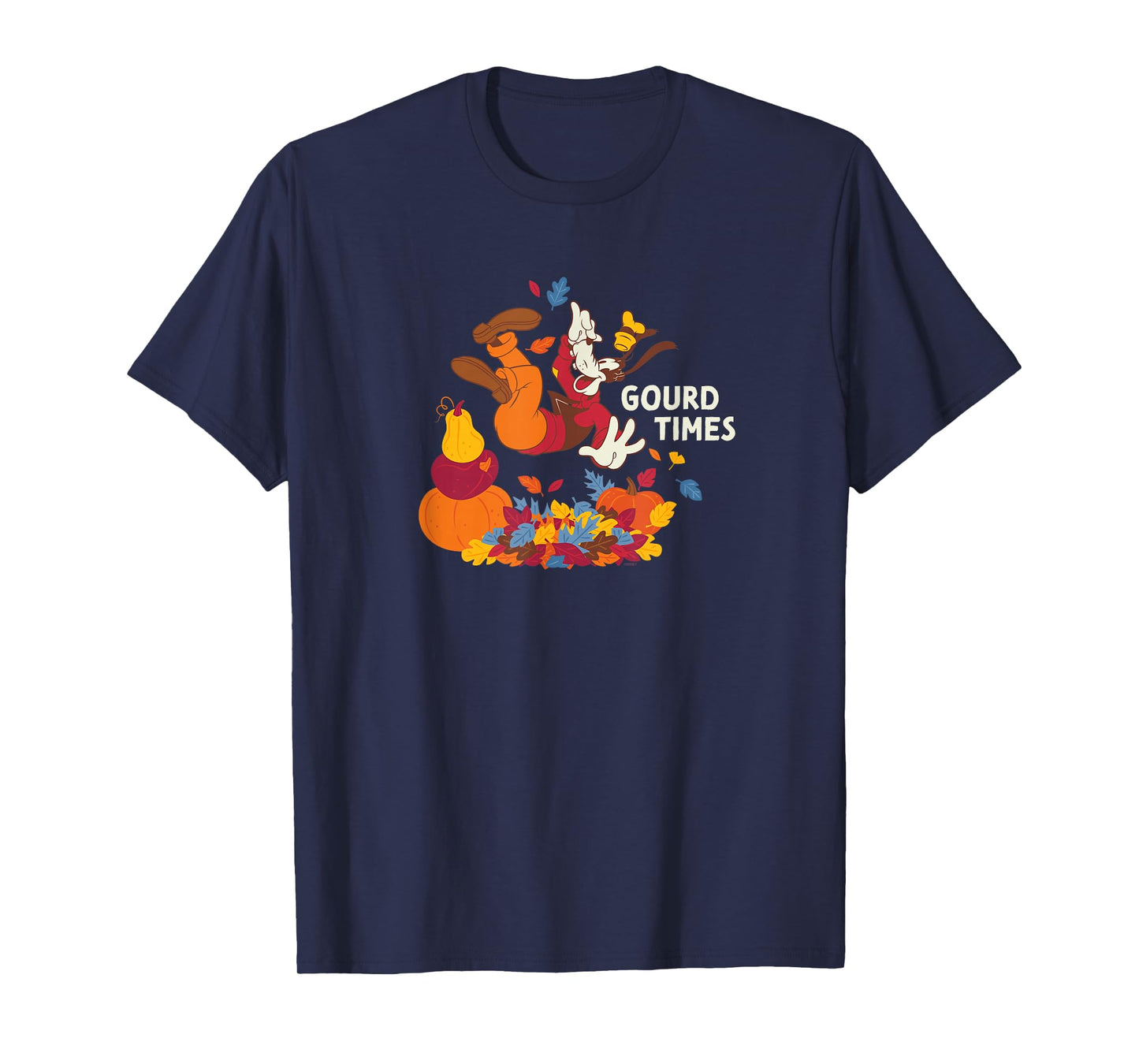 Disney Mickey & Friends Goofy Gourd Times in the Fall T-Shirt