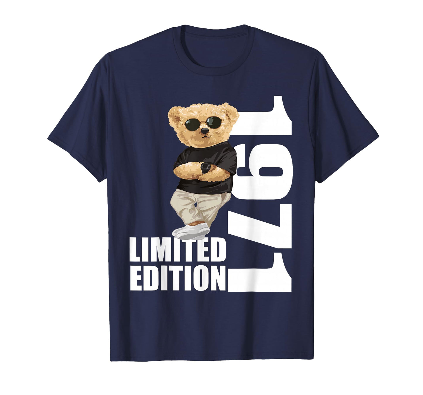 Limited Edition 1971 Bear Birthday 1971 Vintage 1971 T-Shirt