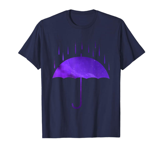 Umbrella Rain Purple Violet Favorite Color T-Shirt