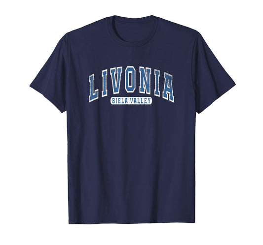 Teamzad Livonia Varsity Dayz Mountains Nature Camping Gamer Gift T-Shirt, Small, Black