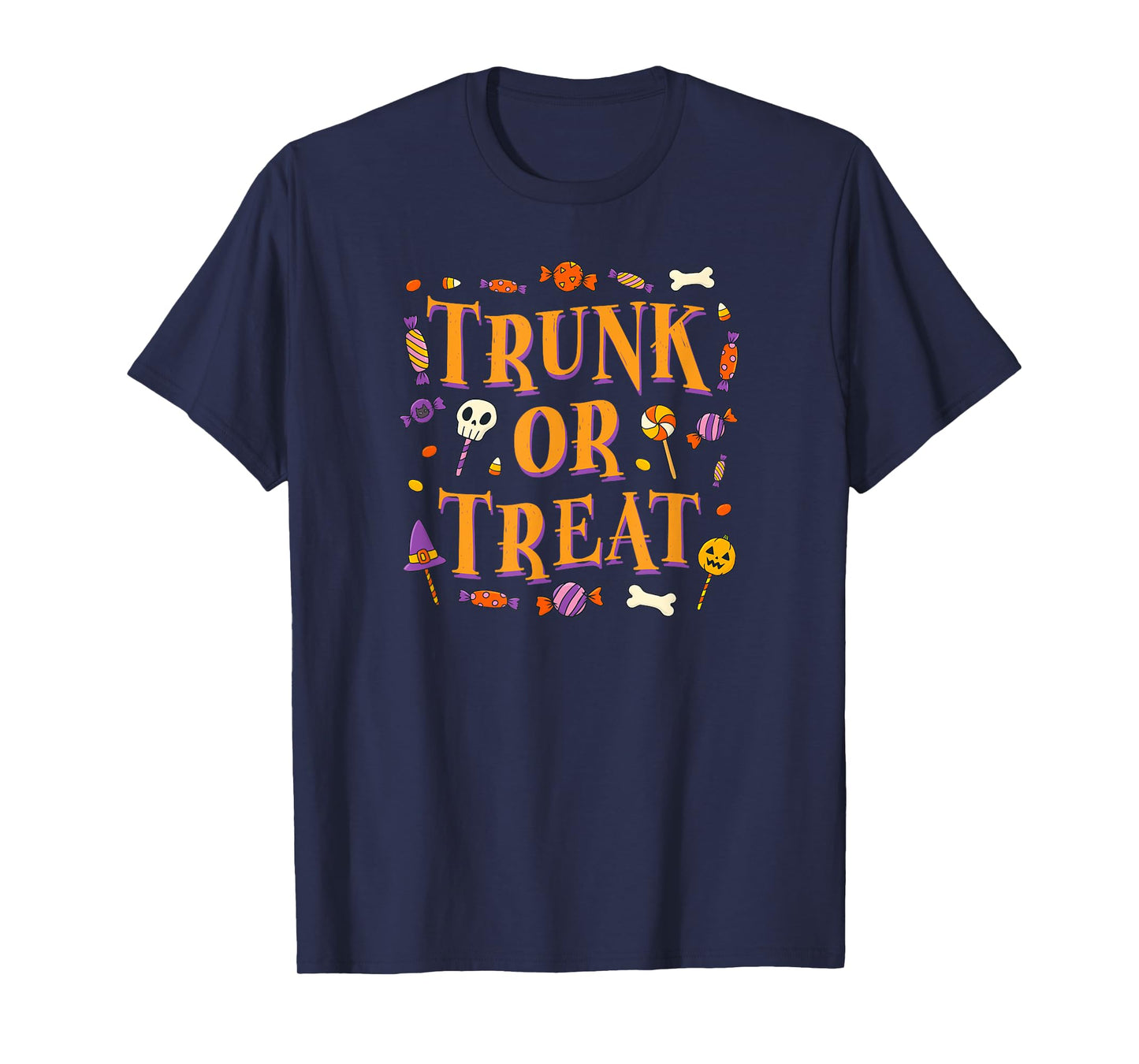 Trunk or Treat Candy Matching Family Trunk or Treat Party T-Shirt