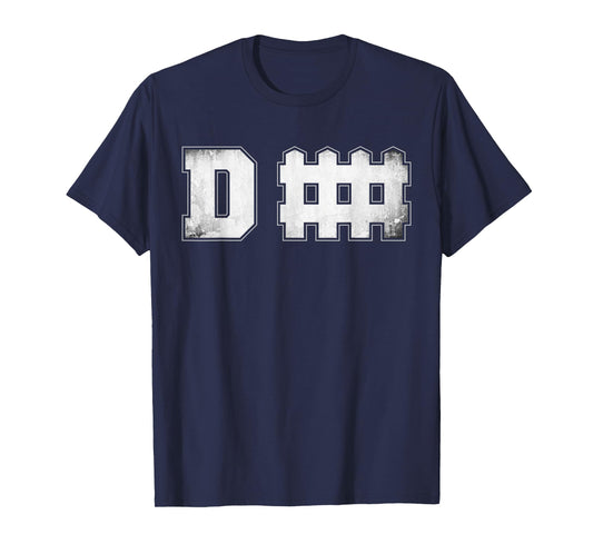 D fence Funny Defense Football T-Shirt