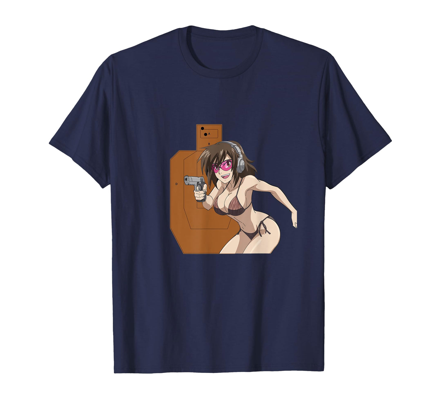 USPSA IPSC PCC Funny Competition Female Two Alphas T-Shirt