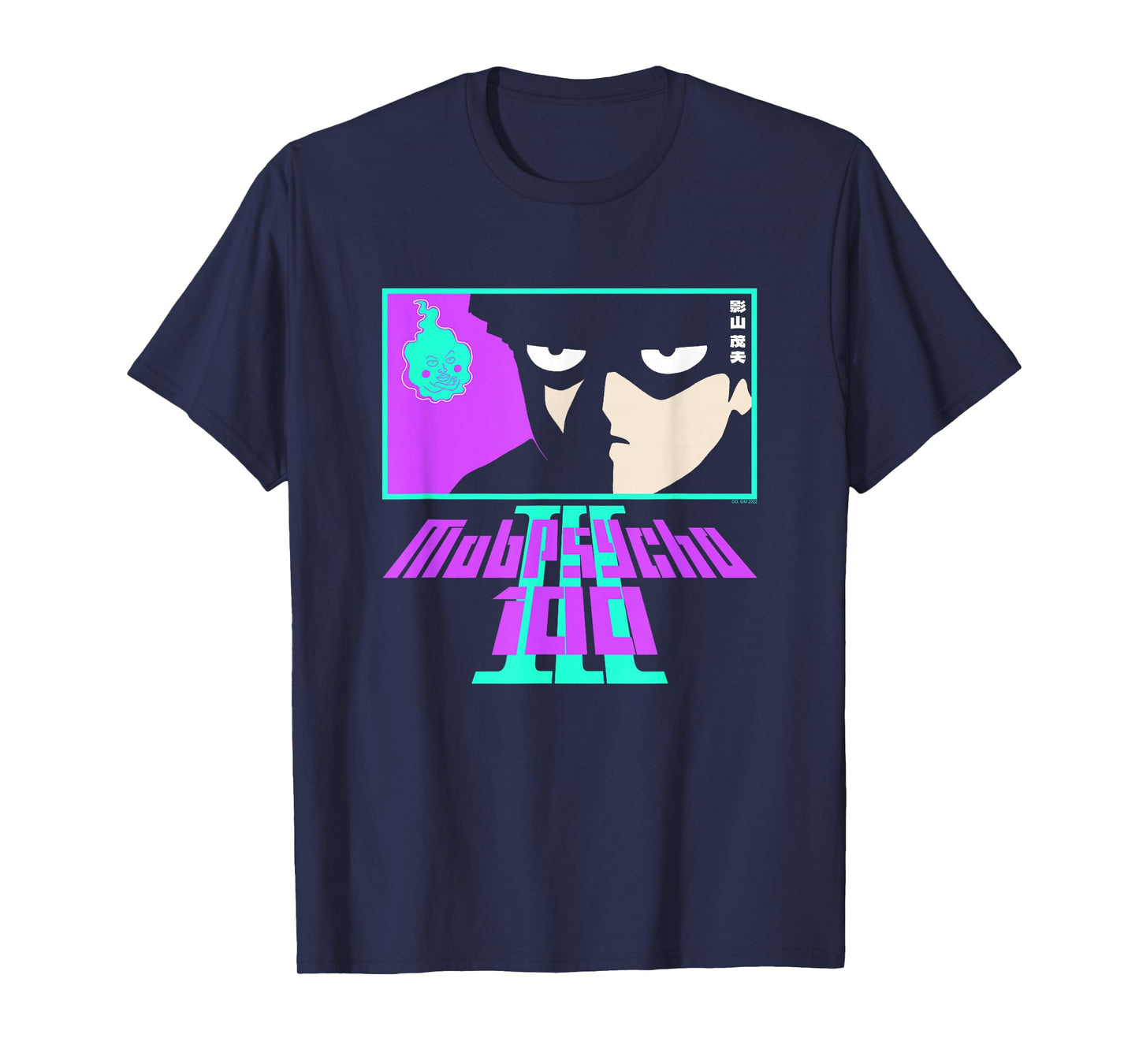 Mob Psycho 100 Neon Graphic & Logo T-Shirt