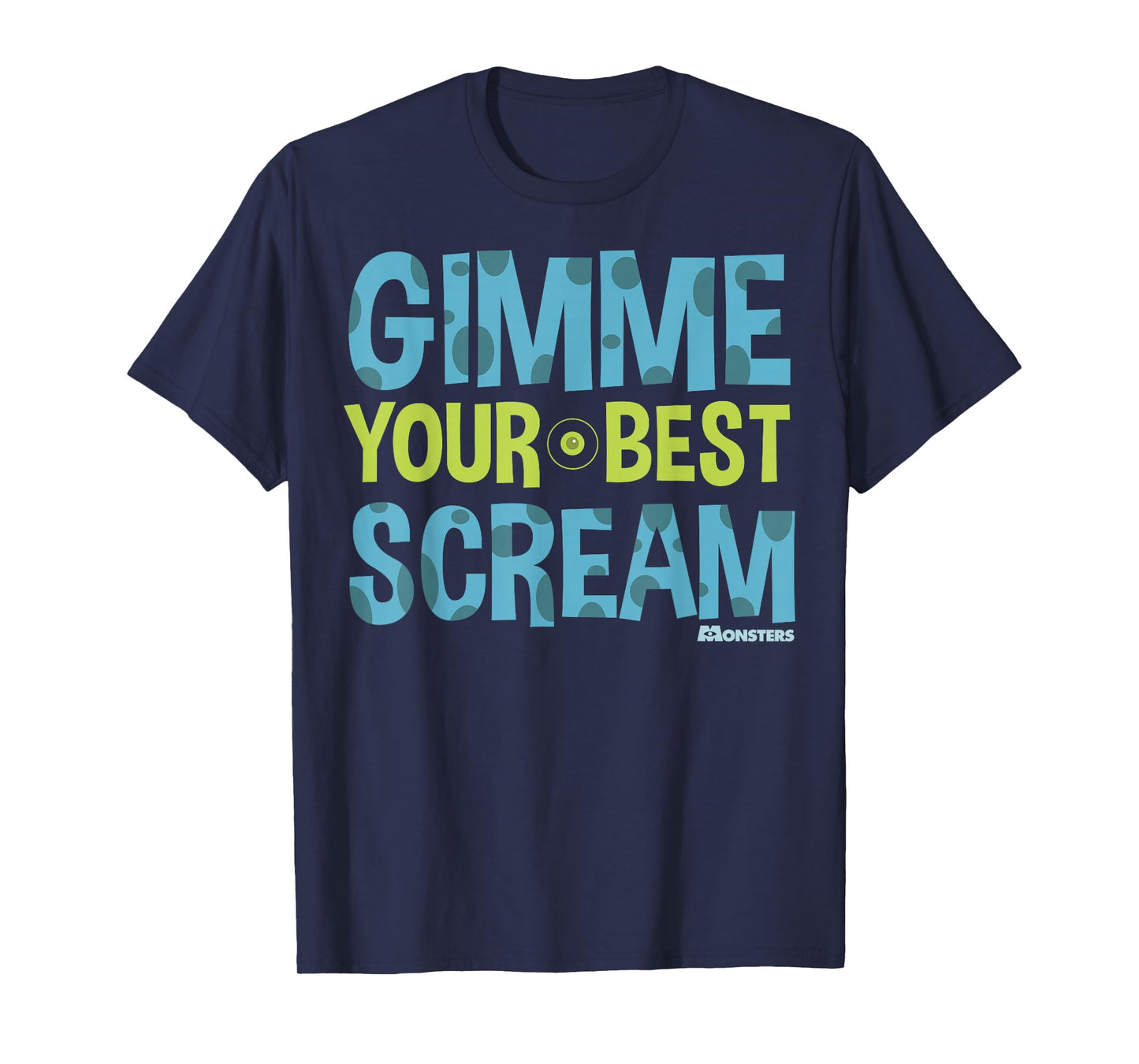 Disney Pixar Monsters Inc. Your Best Scream Graphic T-Shirt T-Shirt