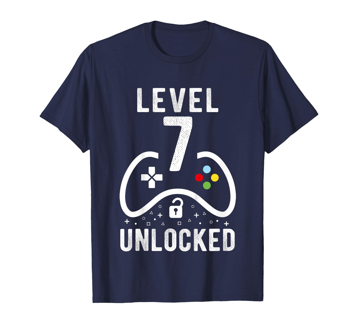 Level 7 Unlocked Video Game 7th Birthday Gift T-Shirt
