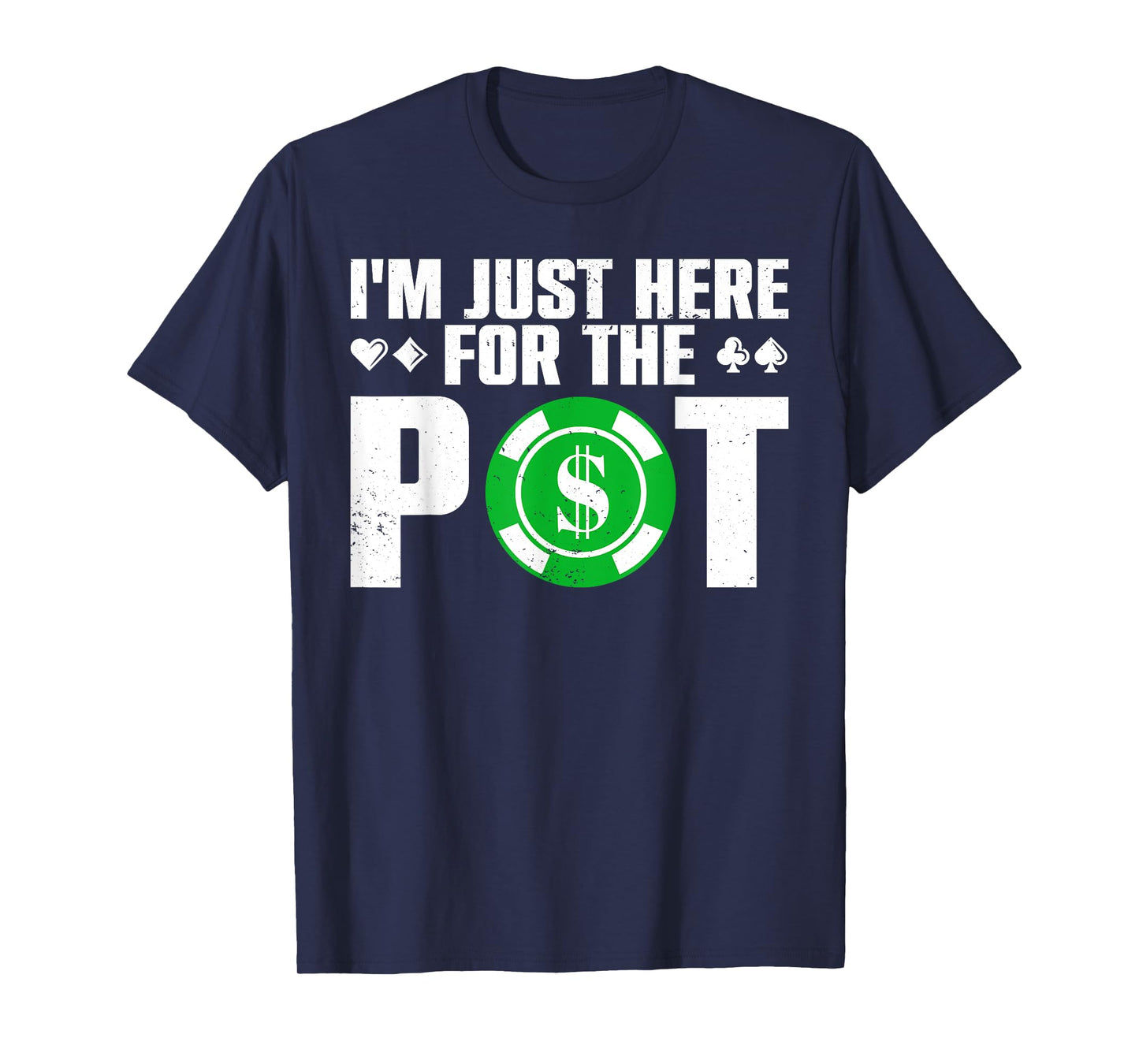 Cool Poker Lover for Men Women Card Casino Player Gambler T-Shirt Small