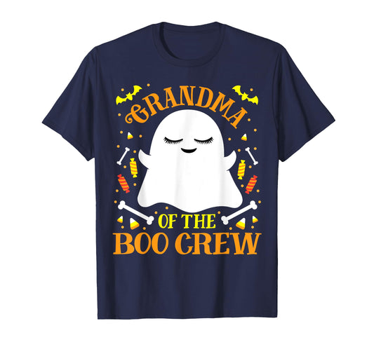 Grandma Boo Crew Ghost Matching Family Set Women's Halloween T-Shirt
