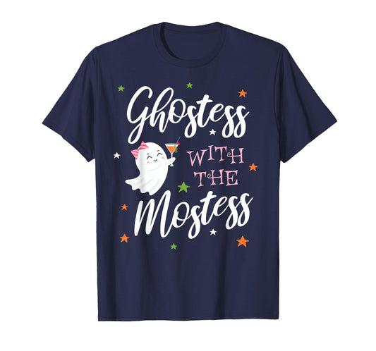 Halloween Party Ghost Ghostess with Mostess for Women T-Shirt