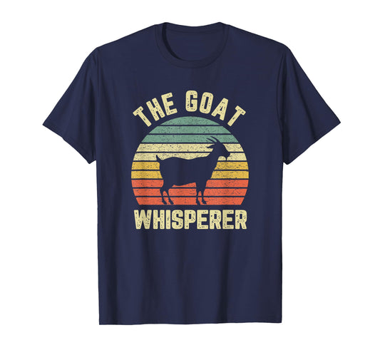 Goat Whisperer Shirt Funny Retro Vintage Goat Lover Farmer T-Shirt