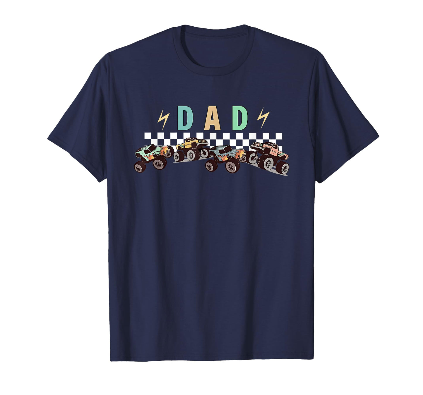 Dad Truck Dad Monster Truck Are My Jam Truck Lovers T-Shirt