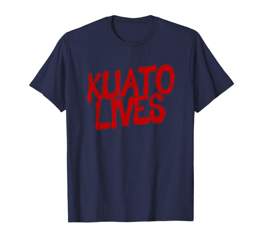 Meta Cortex Kuato Lives Quote T-Shirt - Black, Small, Classic Fit, Crew Neck, Short Sleeve, Unisex-Adults