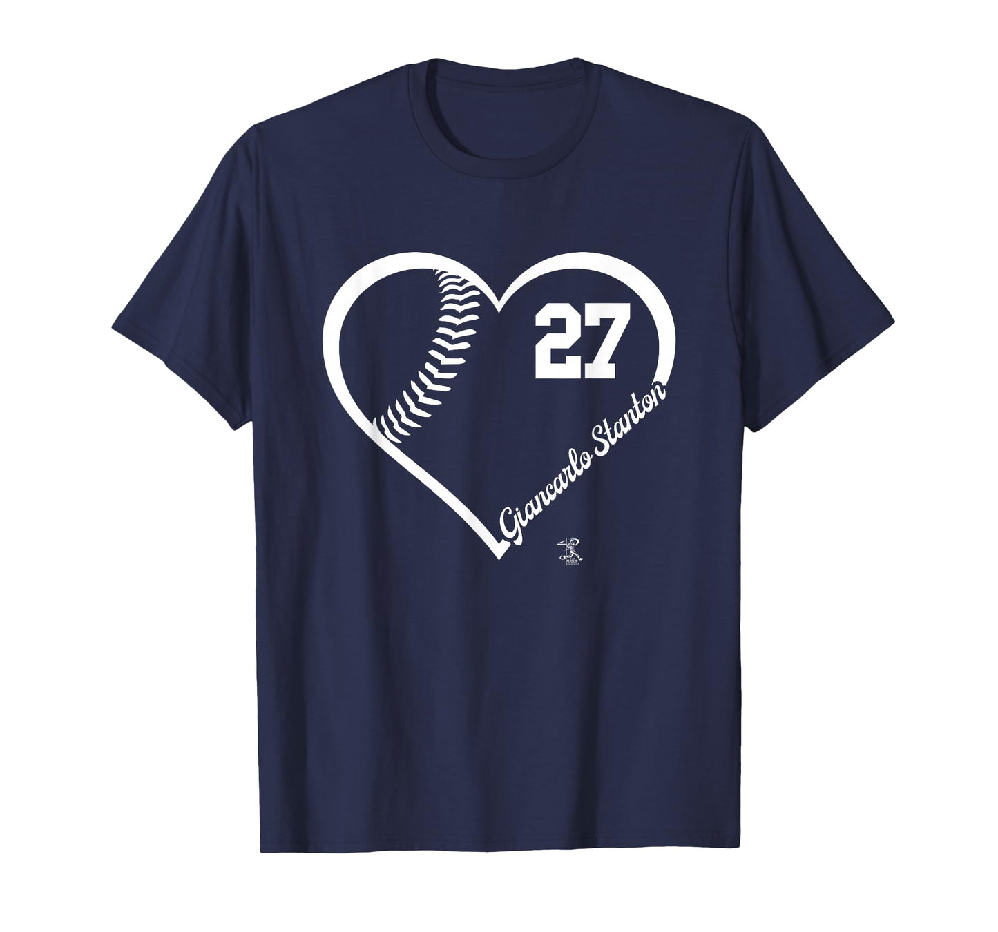 Giancarlo Stanton Player Heart Number New York MLBPA T-Shirt