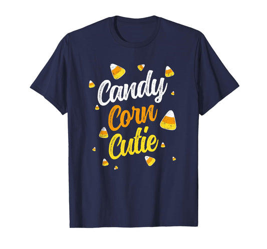 Candy Corn Cutie Halloween T-Shirt for Women Cute Party T-Shirt
