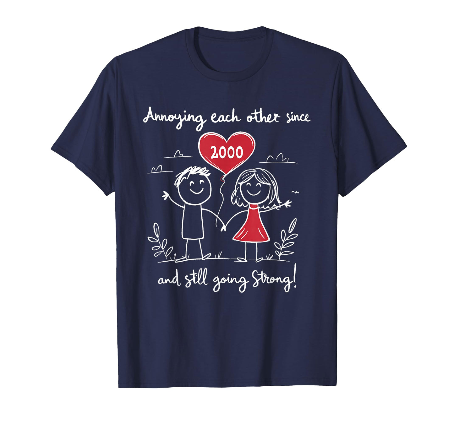 Annoying Each Other Since 2000 25th Wedding Anniversary T-Shirt