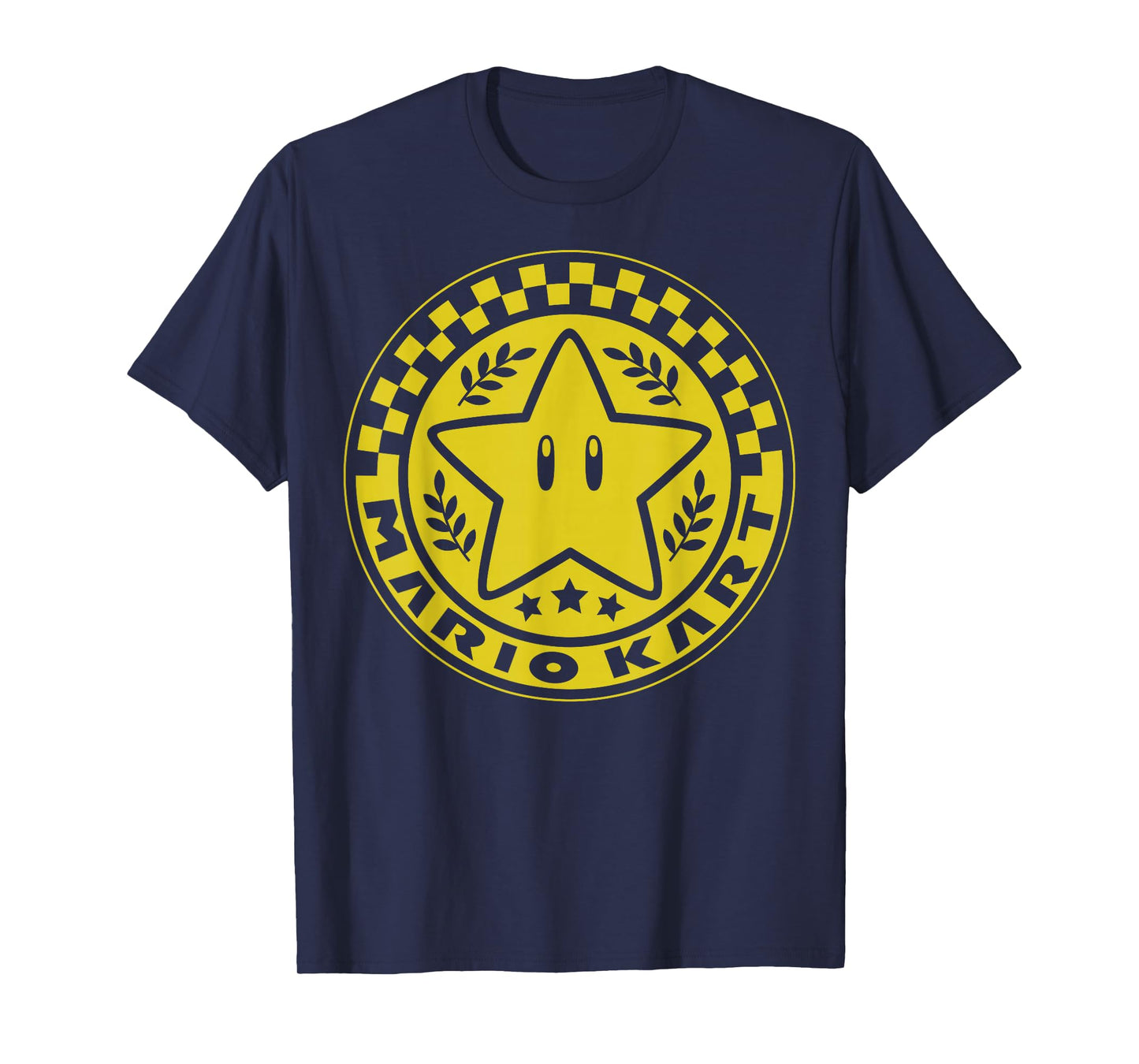 Nintendo Mario Kart Star Cup Emblem Graphic T-Shirt T-Shirt