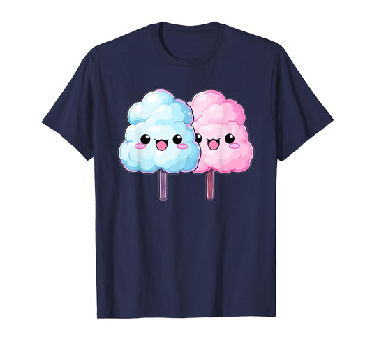 Cotton Candy Sticks Apparel Sweets for Women Girls T-Shirt
