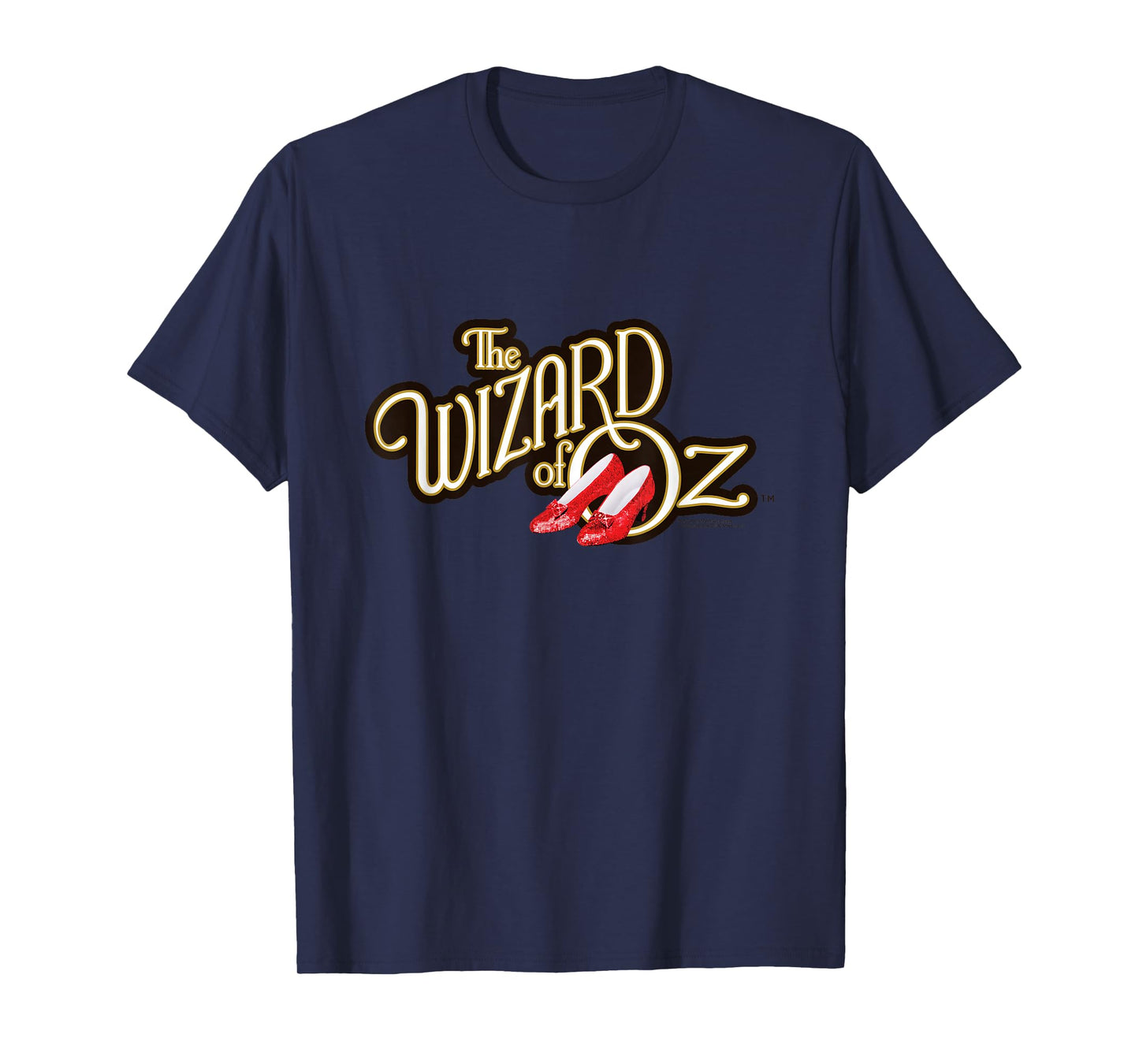 Wizard of Oz Logo with Ruby Slippers Vintage Classic Movie T-Shirt
