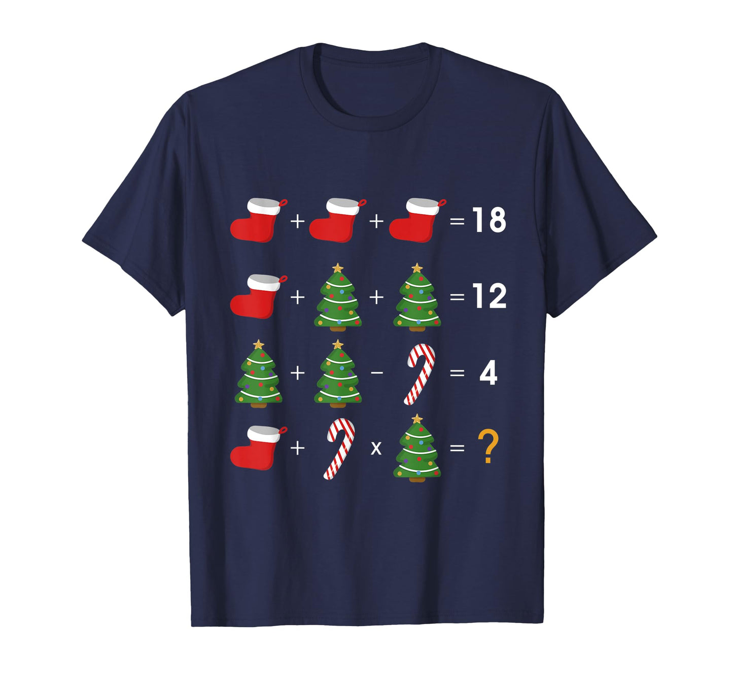 Order of Operations Quiz Funny Math Teacher Christmas Gift T-Shirt