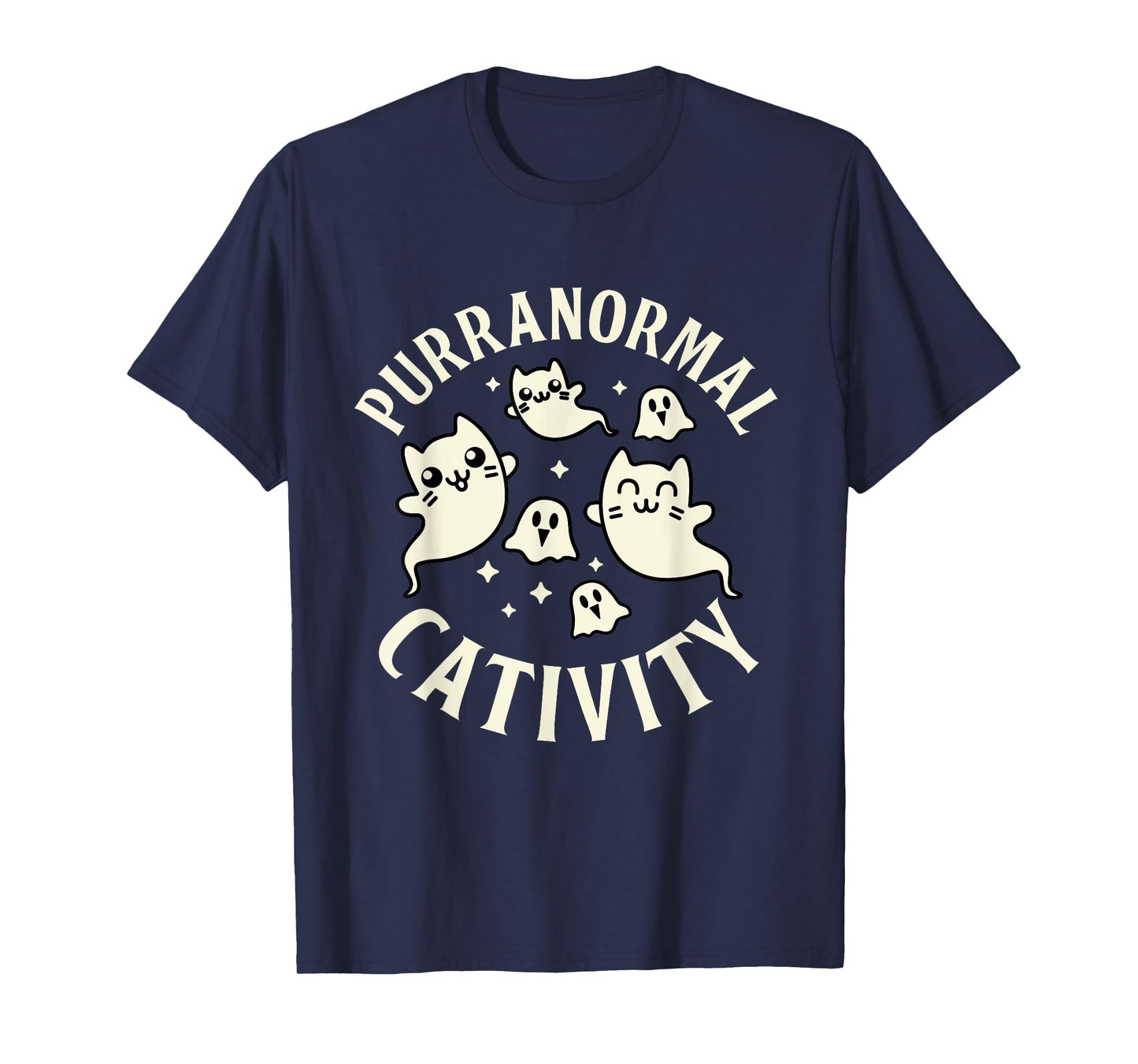 Purranormal Cativity - Cat Ghost Cute Scary T-Shirt