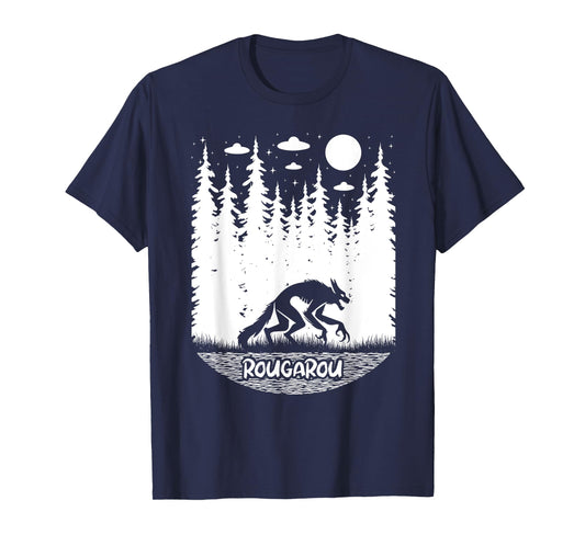 Funny Cryptid Rougarou Ufos Folklore Creature Cryptozoology T-Shirt