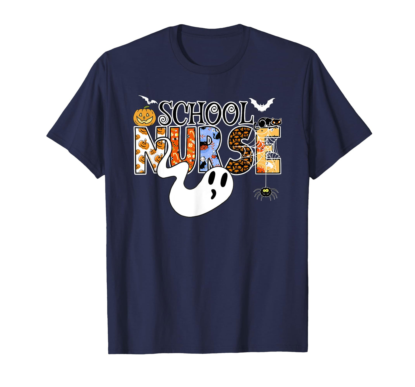 Fun SCHOOL NURSE Halloween Costume School Nurse Halloween T-Shirt