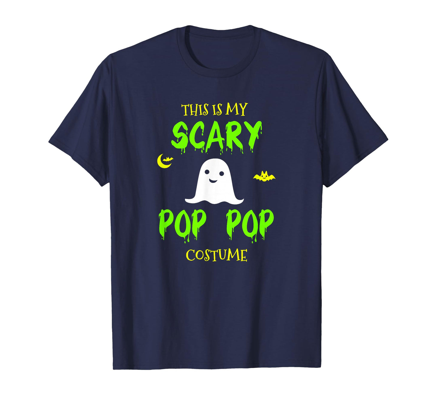 This Is My Scary Pop-Pop Costume Halloween Lazy Easy PopPop T-Shirt