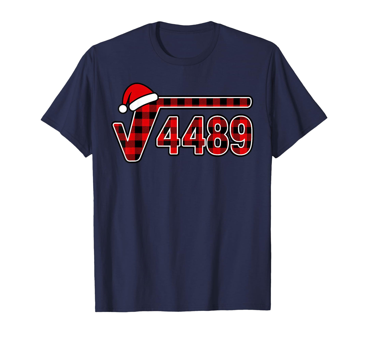 67 Meme Christmas Square Root 4489 Six Seven Math Teacher T-Shirt