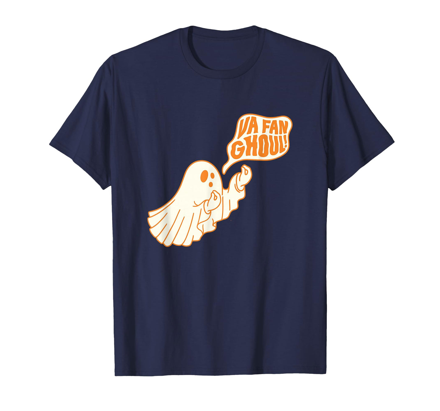 Va Fan Ghoul Halloween Ghost Design T-Shirt