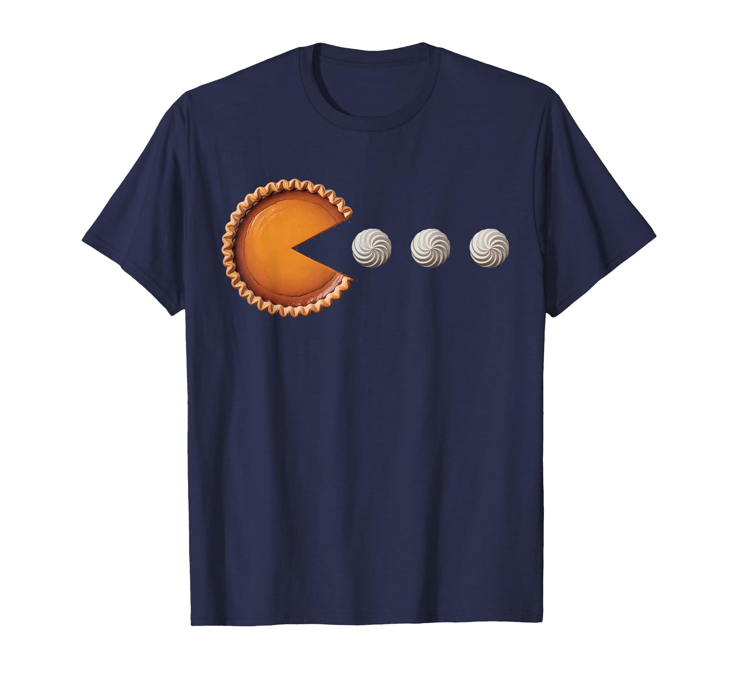 Funny Pumpkin Pie Thanksgiving Shirts Gamers Men Boys Kids T-Shirt