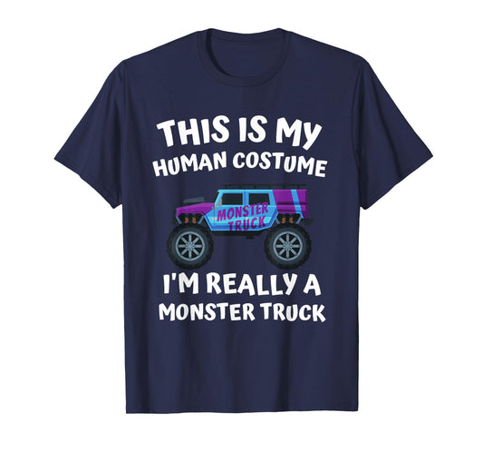 Monster Truck Halloween Costume Matching Group Toddler 5T 4T T-Shirt