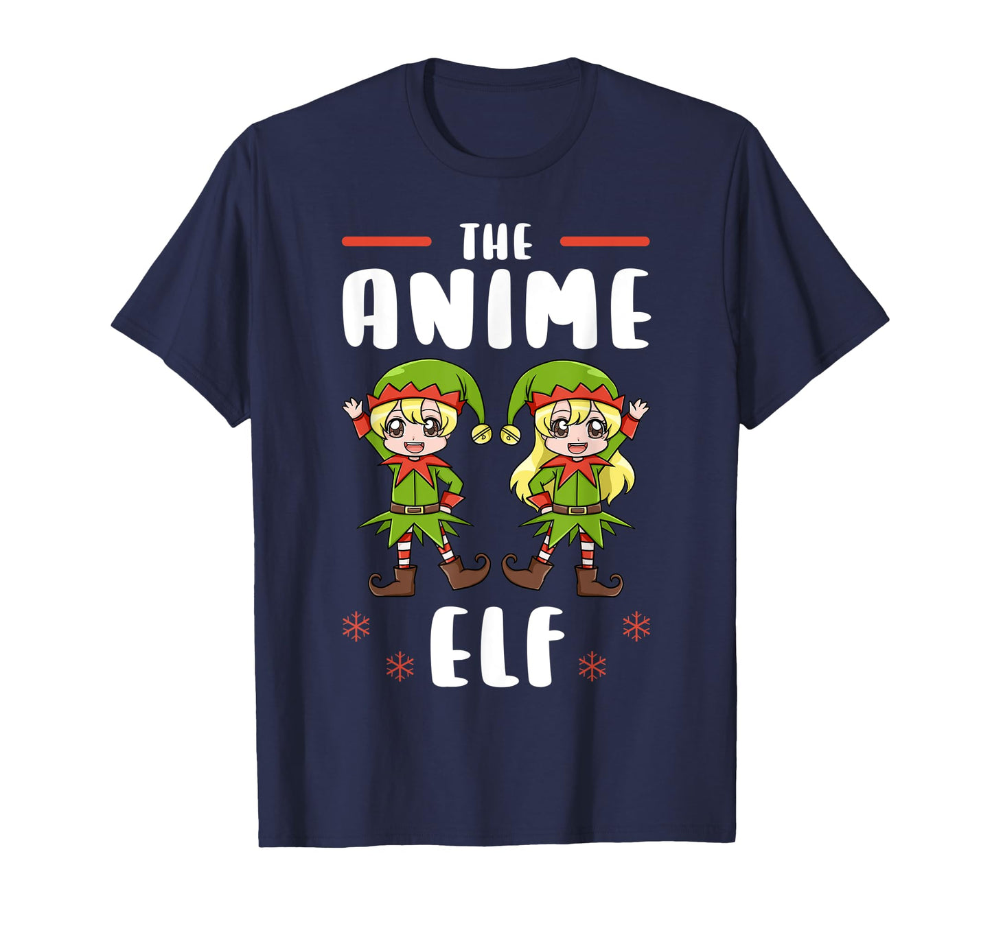 Christmas Anime Elf Kawaii Otaku Japanese Manga Lover T-Shirt