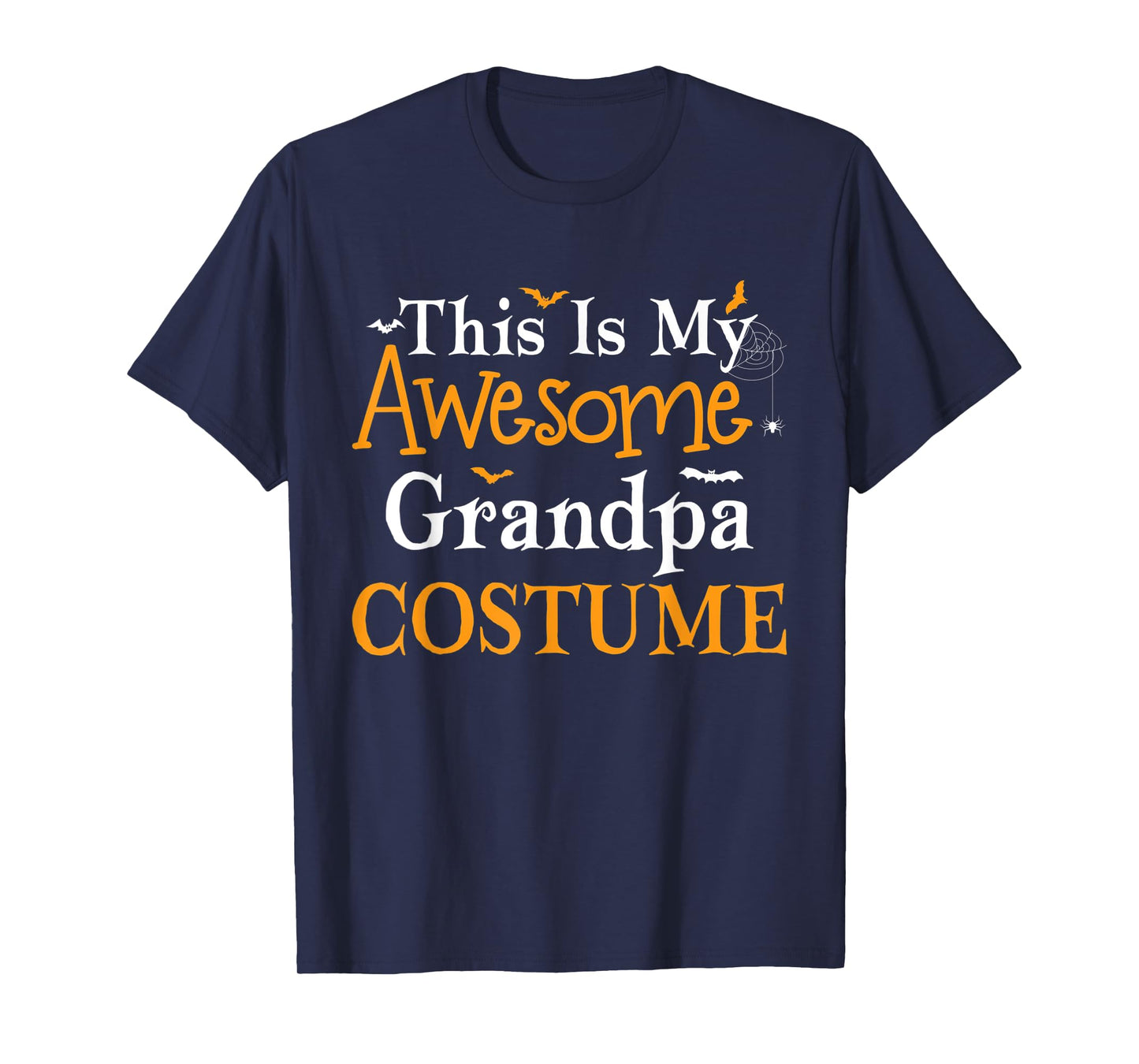 This Is My Awesome Grandpa Costume Halloween Party Matching T-Shirt