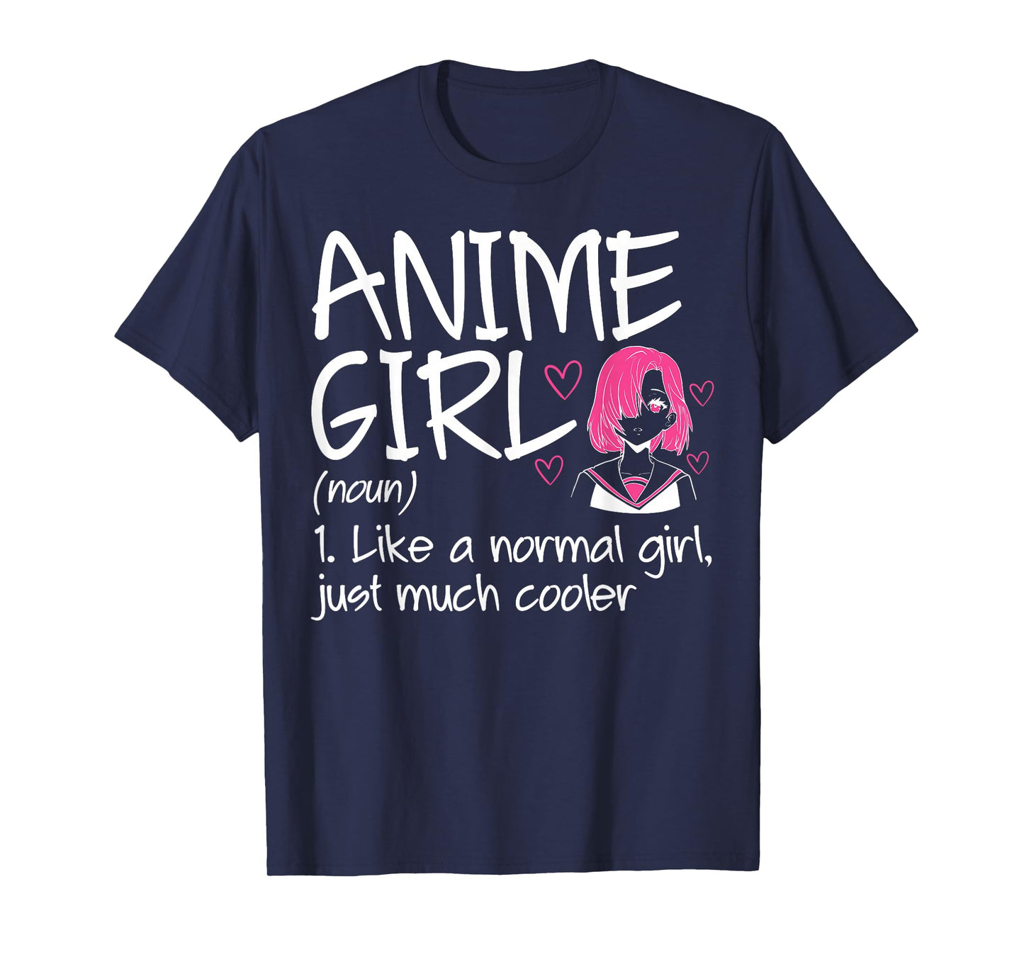 Anime Girl Definition Anime Lovers Merch T-Shirt Small