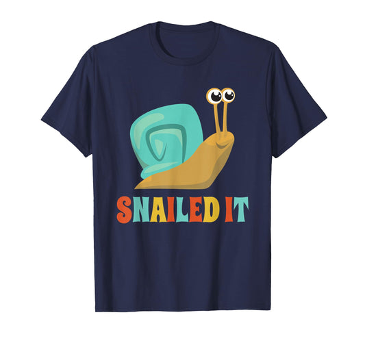 Funny Cute Snail Lover Snails Gift Snailed It T-Shirt