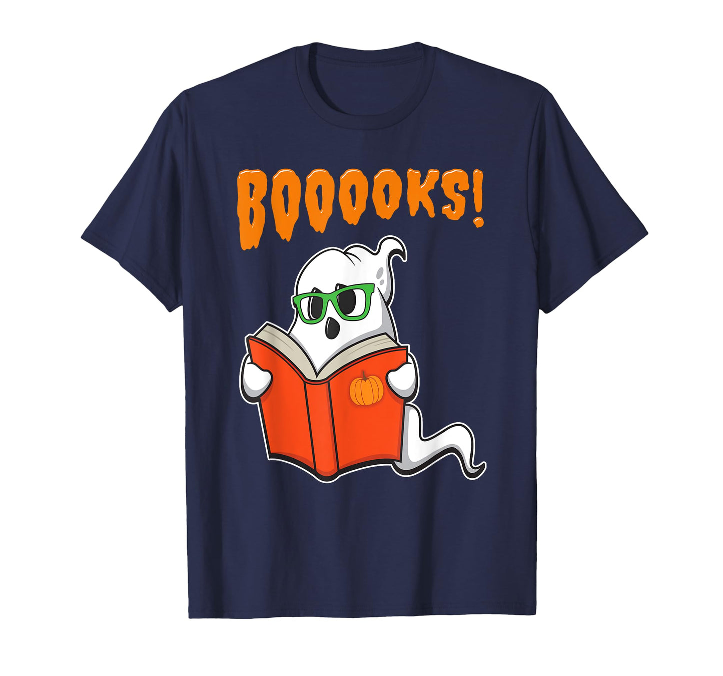 Funny Teacher Halloween Gift - Ghost Books Reading Class T-Shirt