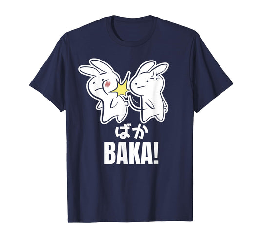Funny Cute Anime Baka Rabbit Bunny Slap - Baka Japanese T-Shirt