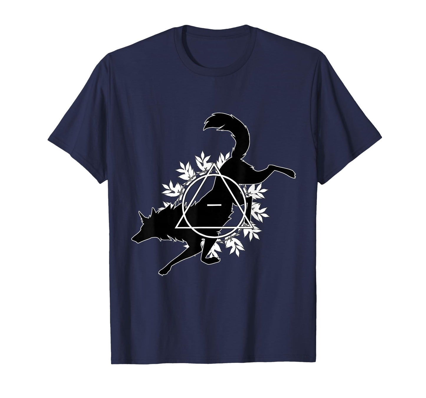 wingedwolf94 Therian Theta Delta Wolf Dog T-Shirt, Small