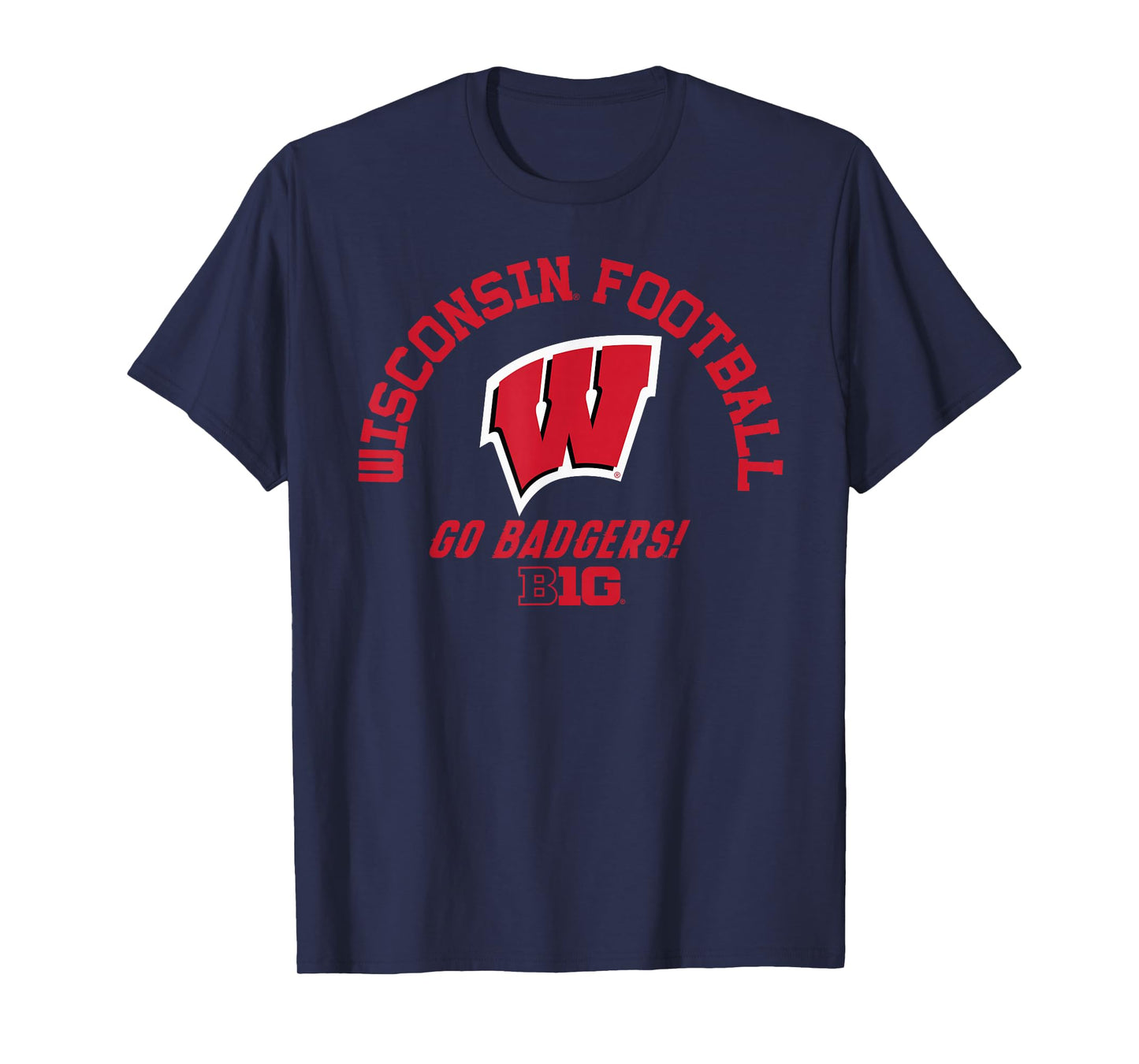 Wisconsin Badgers Big 10 Football Officially Licensed T-Shirt