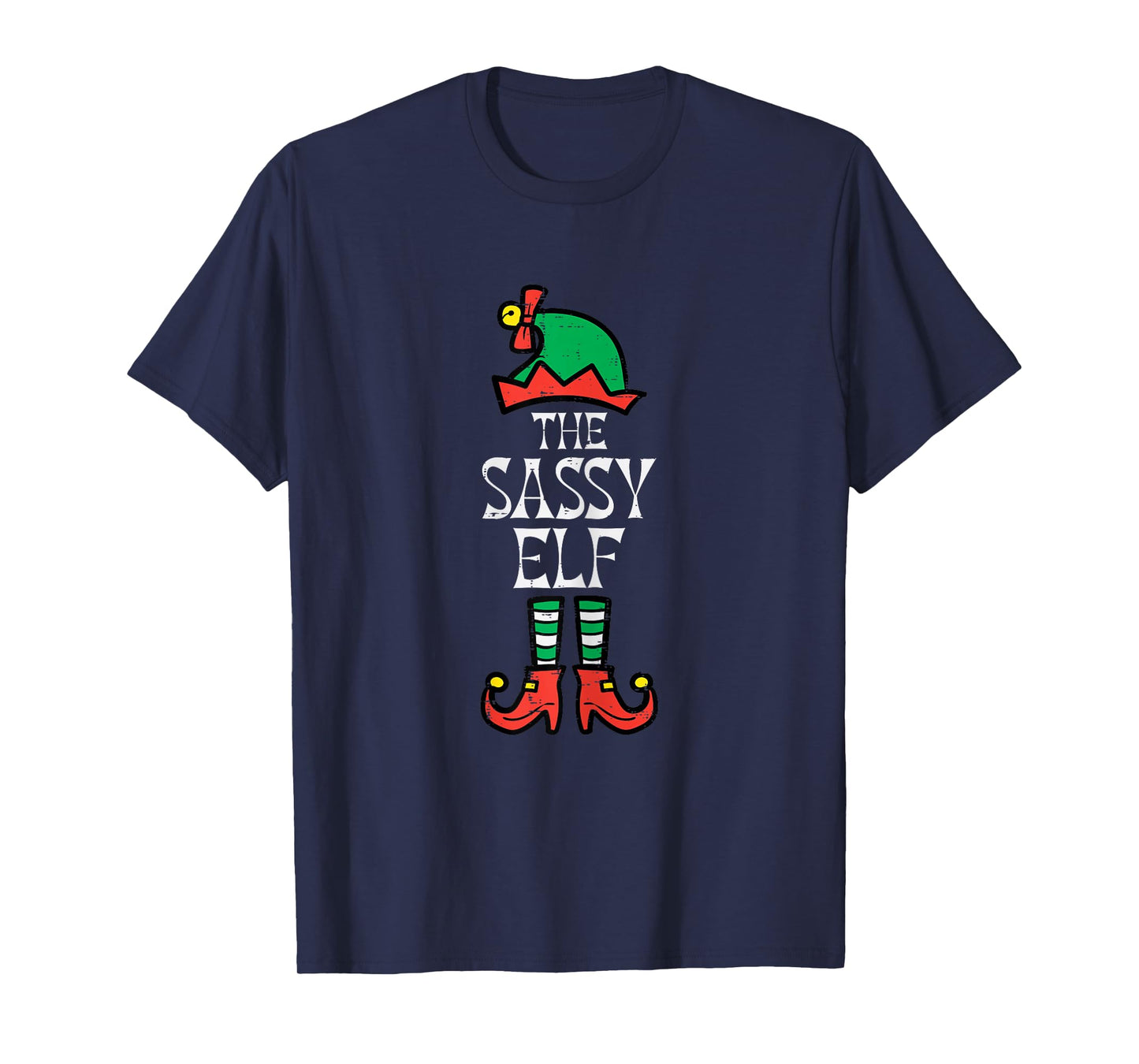 Sassy Elf Christmas Xmas Group Matching Women Girls Kids T-Shirt