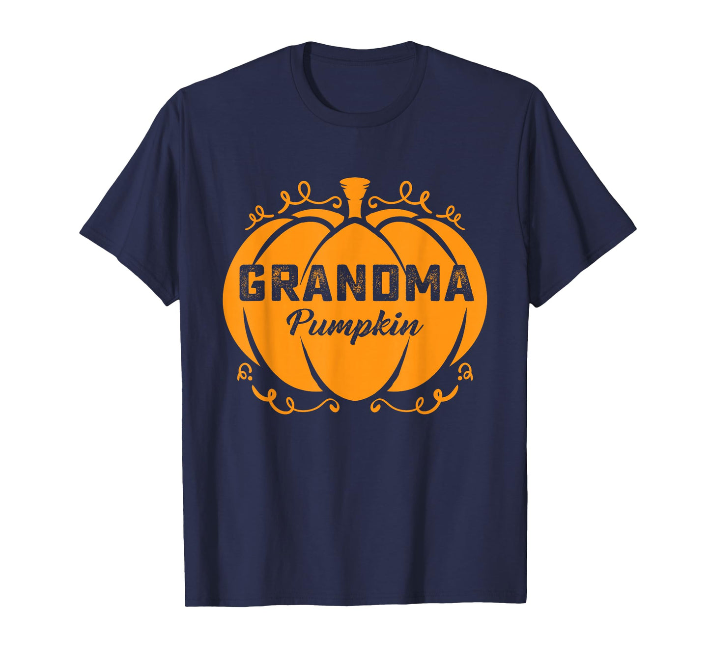 Grandma Pumpkin Funny Halloween Family Costume Thanksgiving T-Shirt